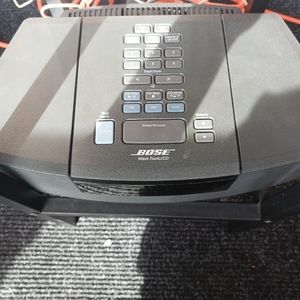 Bose Wave AM/FM Stereo/ Alarm Clock/CD Player, Aux connection-Tested